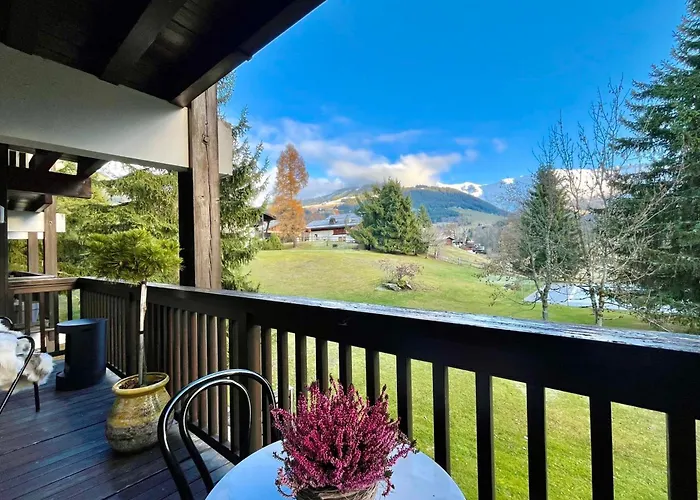 Apartmán Bright With Balcony And Pool Megève